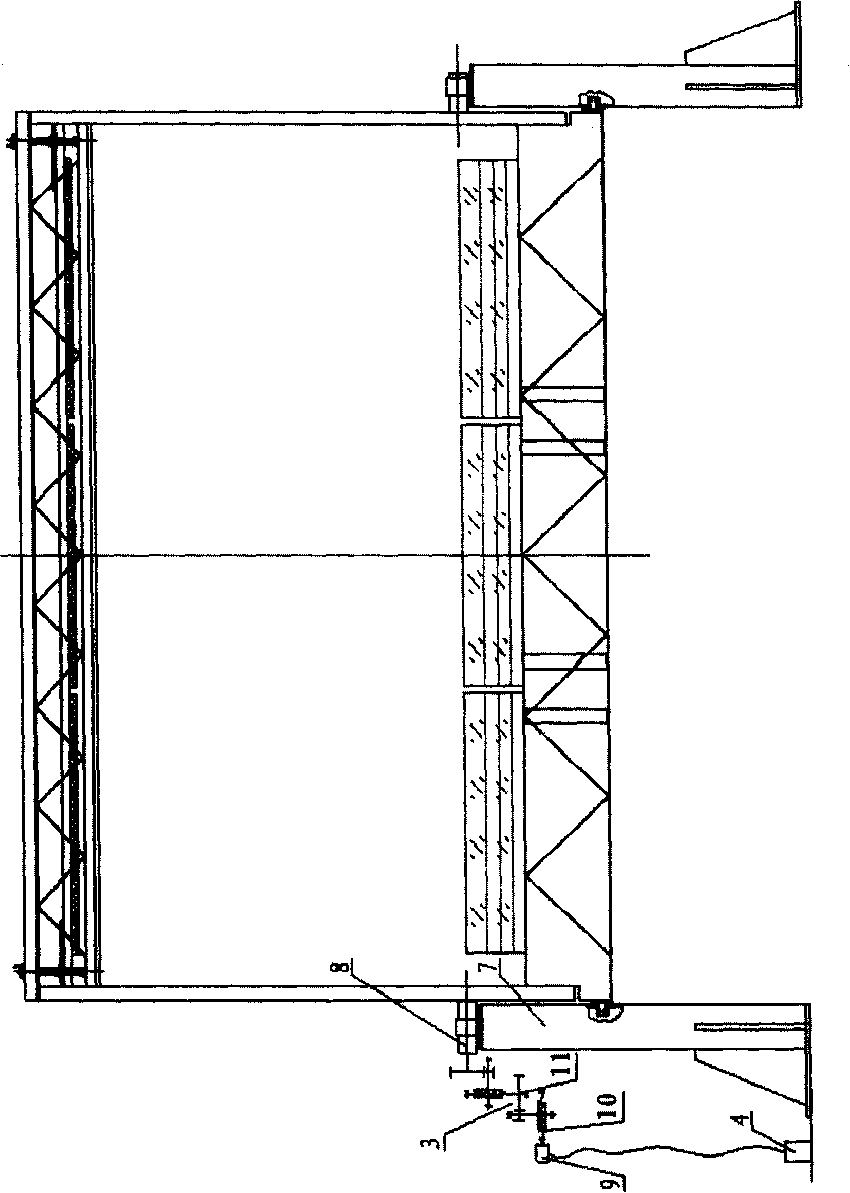 Reflective concentration photo-electric power generation system