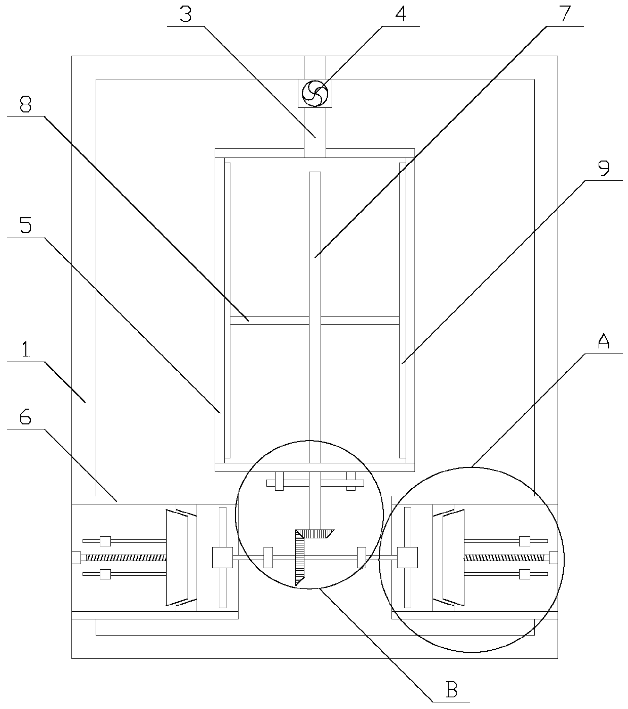 High-efficiency air-purifying device with wide purification range