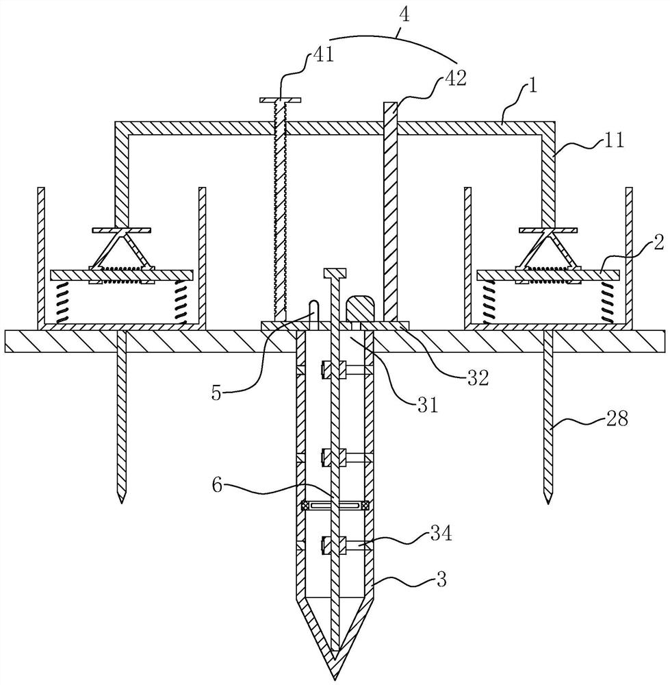 Mix-proof and vibration-isolated building foundation gas sample collector