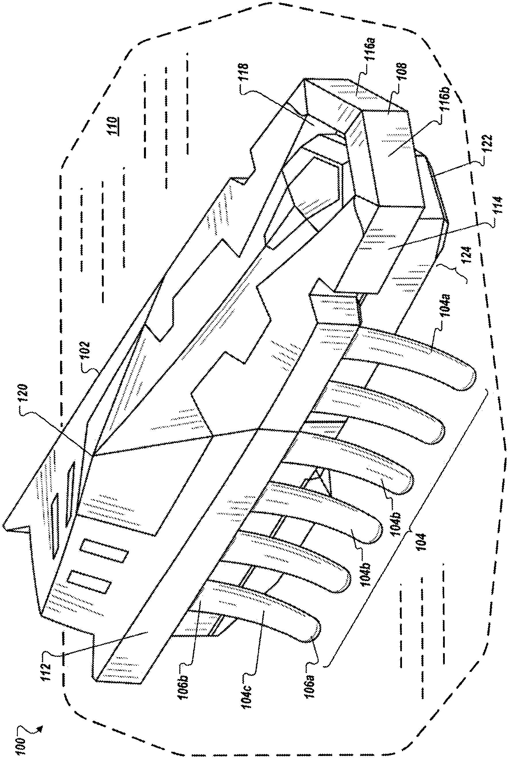 Display case for vibration powered device