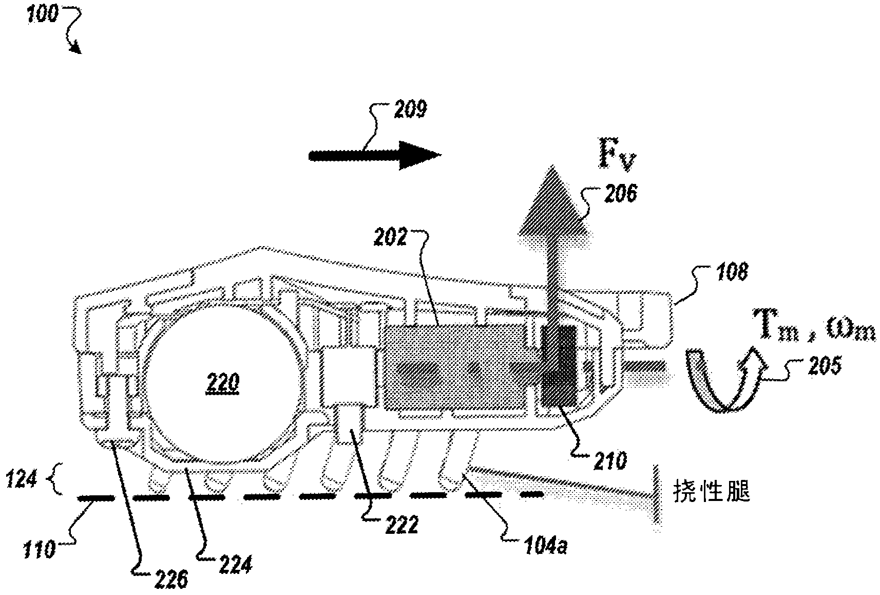 Display case for vibration powered device