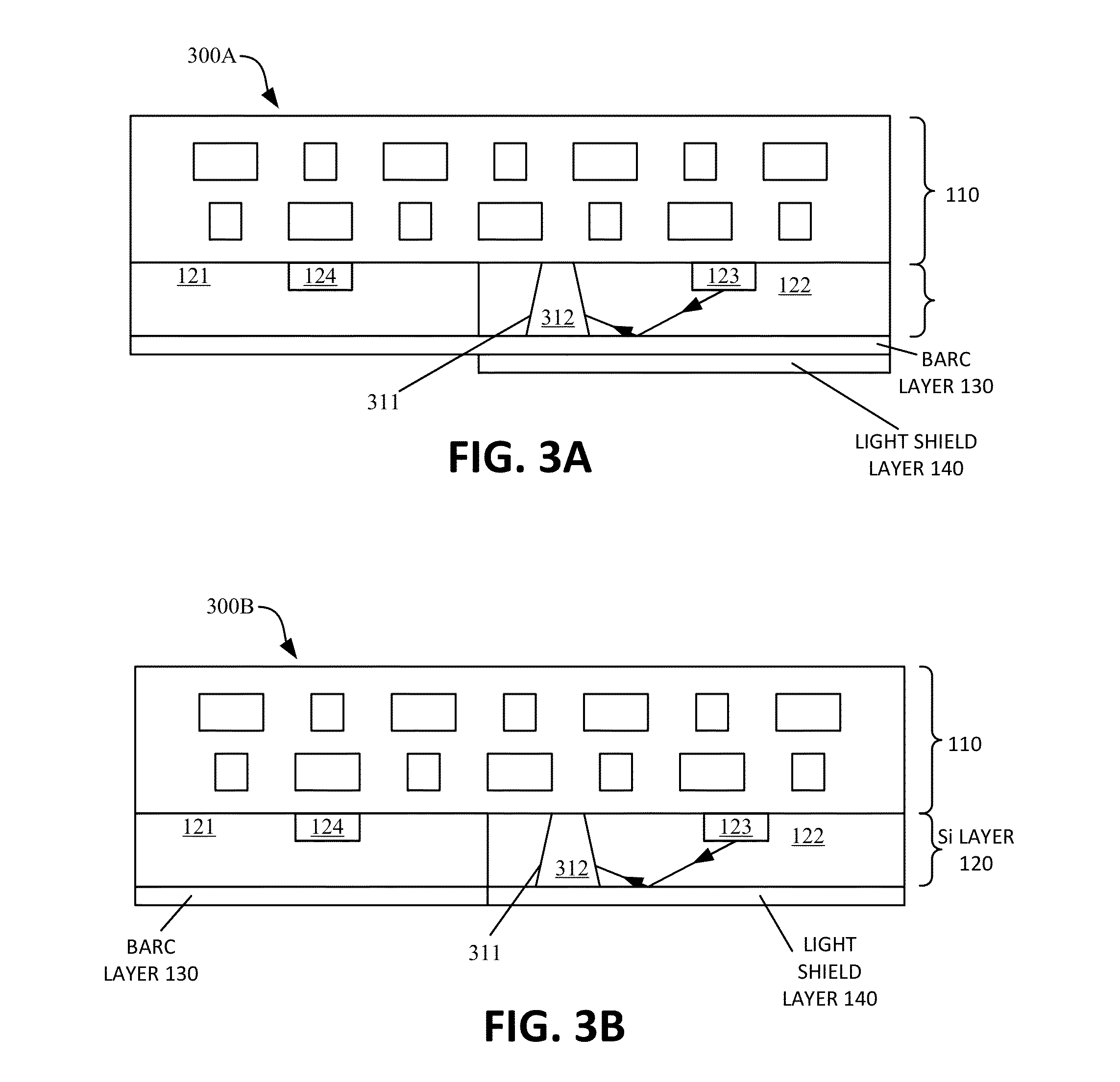 Lateral light shield in backside illuminated imaging sensors