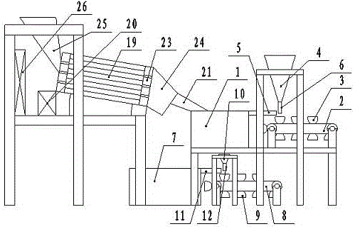 Anti-adhesion freezing device for instant sea shrimp products