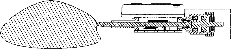 Impulse sensor with damper for actively measuring linear displacement