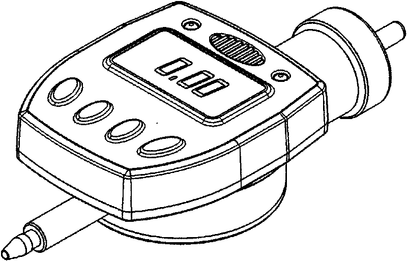 Impulse sensor with damper for actively measuring linear displacement