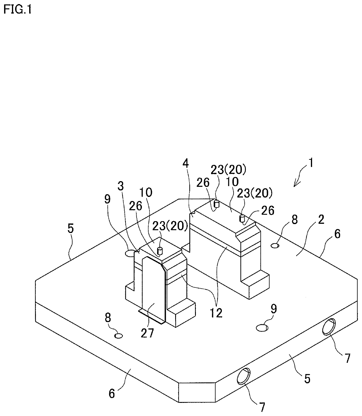 Workpiece fixing jig