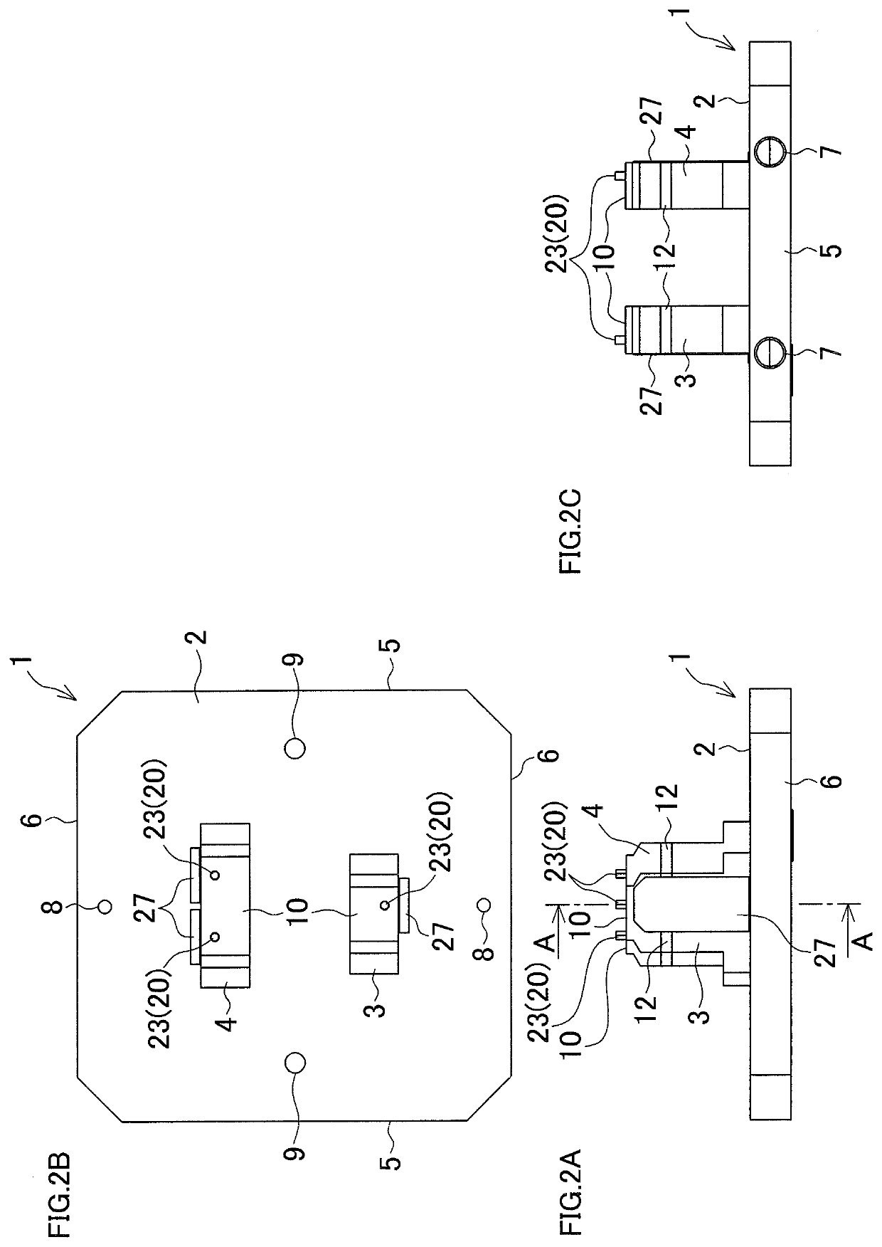 Workpiece fixing jig