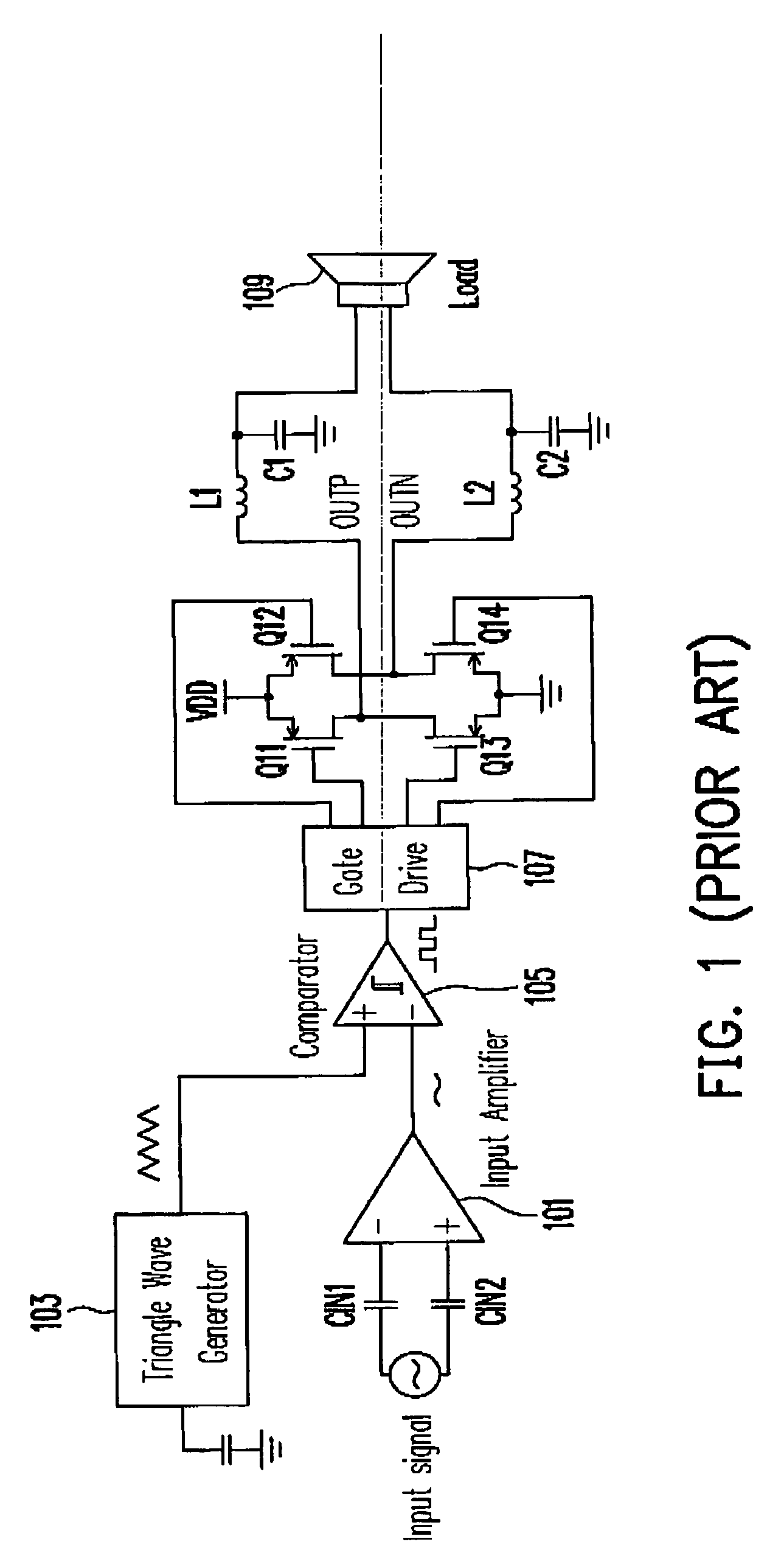 Filterless class D power amplifier