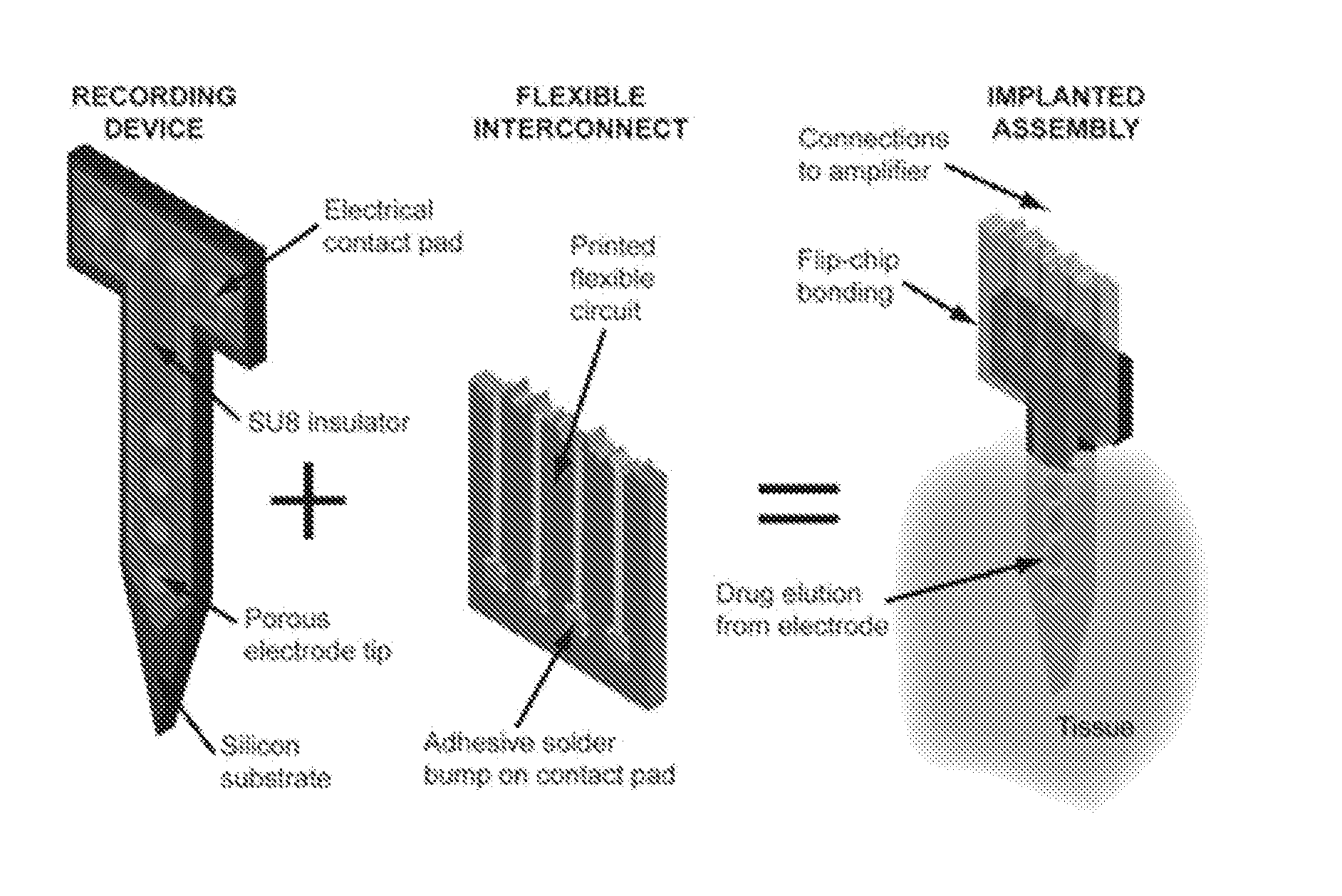 Nanoporous metal multiple electrode array and method of making same