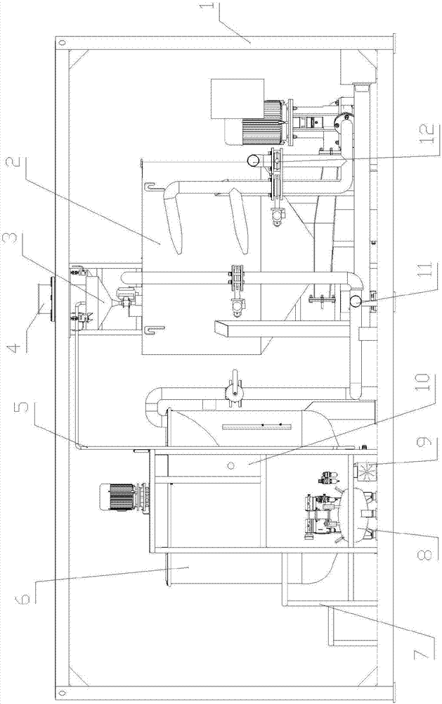 Bentonite slurrying device and slurrying method thereof