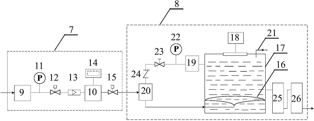 Drinking water disinfecting and purifying plant used for centralized water supply in residential area