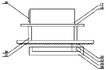 Medical equipment placement device for obstetrics and gynecology