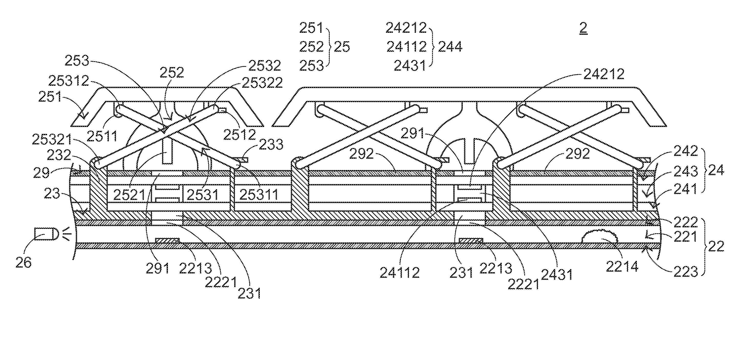 Luminous keyboard and light guide plate module thereof