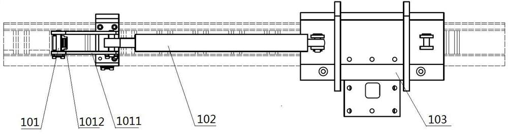 A hydraulic fully mechanized fault rock drilling equipment