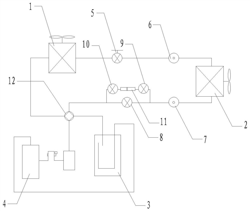 Air conditioning system and sundry removing method thereof