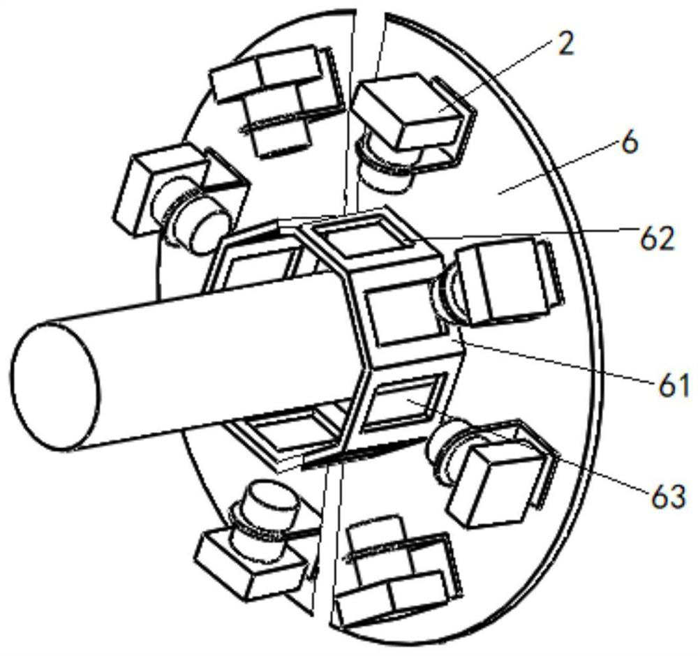 An online detection system and detection method for round steel surface defects