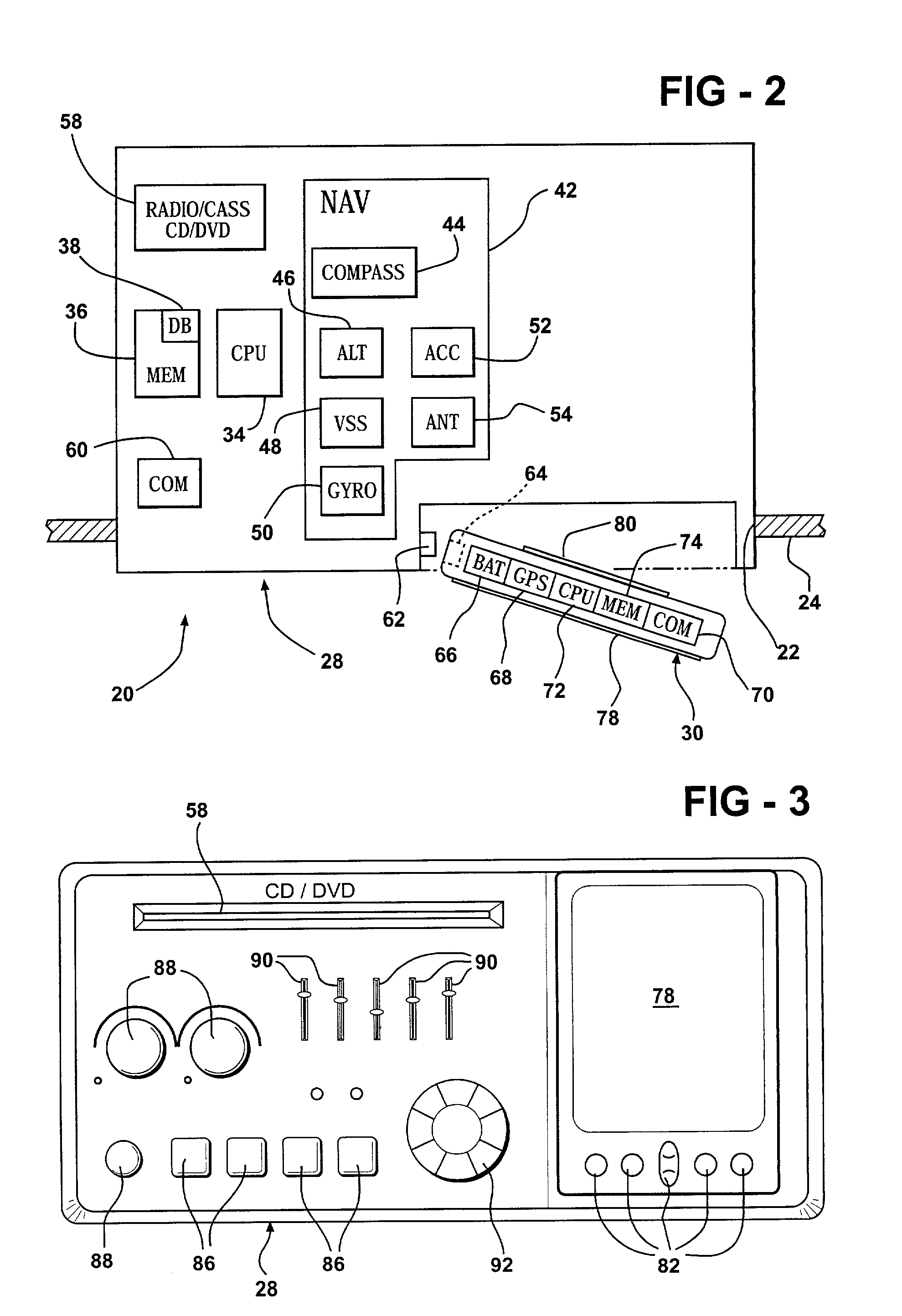 Vehicle docking station for portable handheld computing device