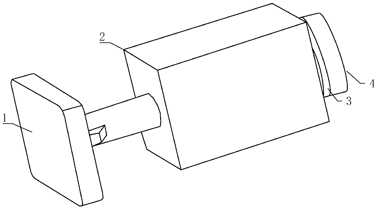 A kind of elevator calling device, elevator calling system and method of AGV trolley