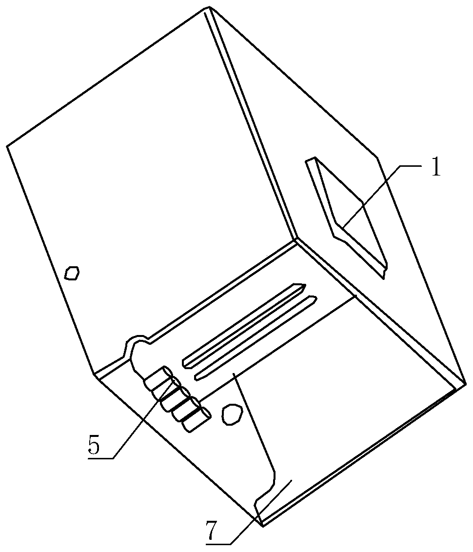 A kind of elevator calling device, elevator calling system and method of AGV trolley