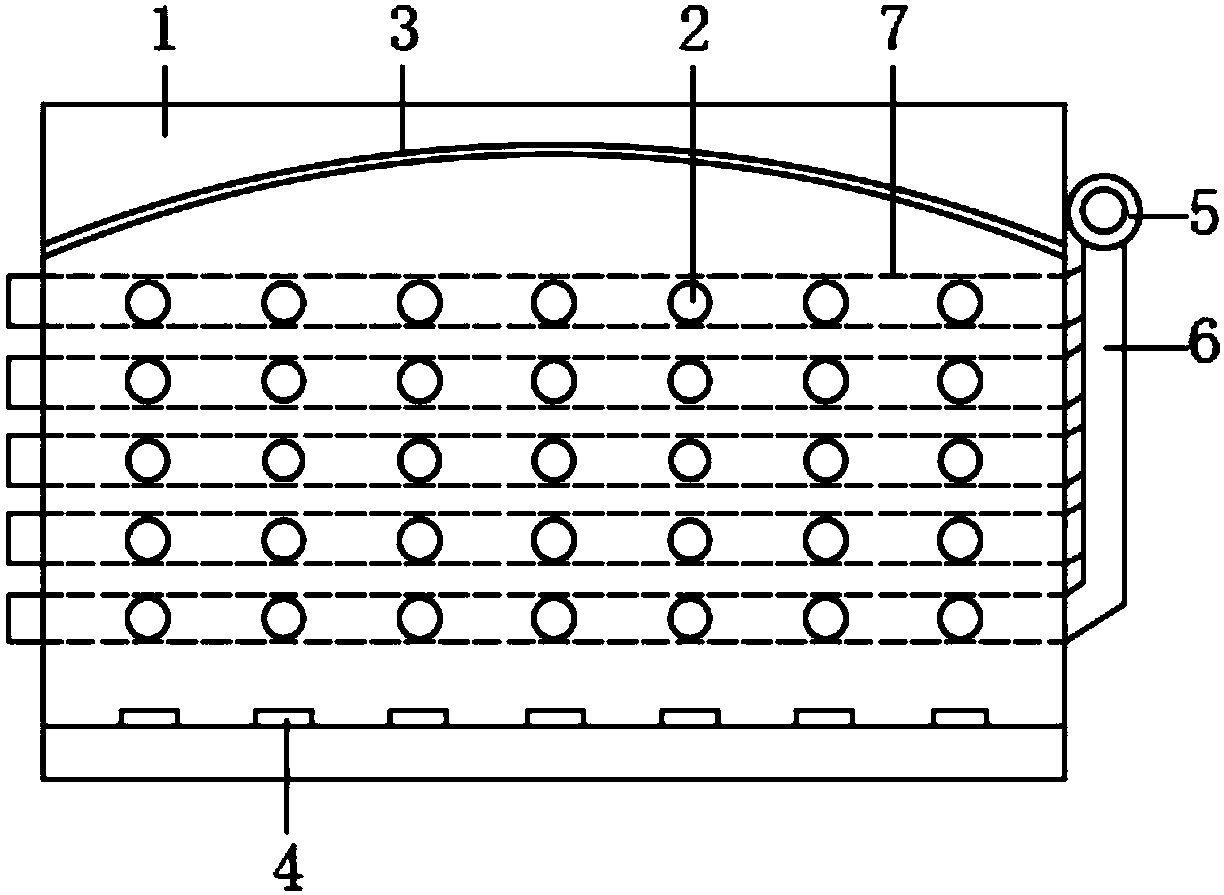 Multi-space planting frame of stereoscopic structure