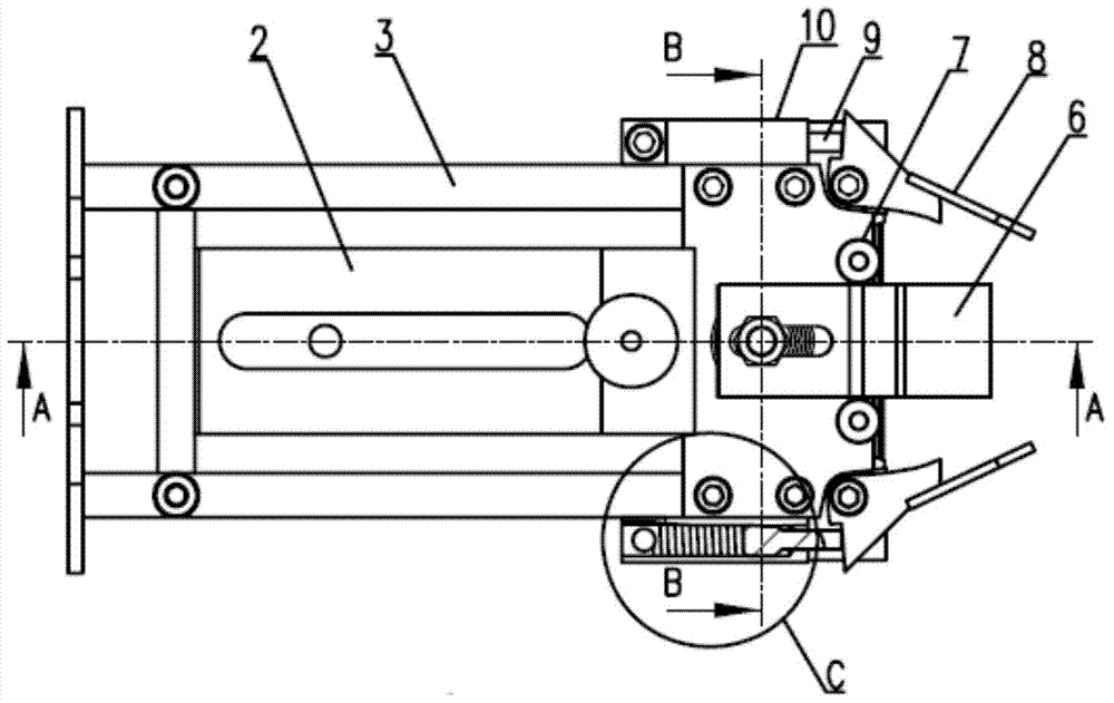 Automatic cover pressing device