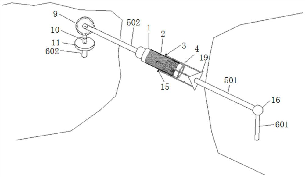 A mountain crack monitoring and early warning system and early warning method