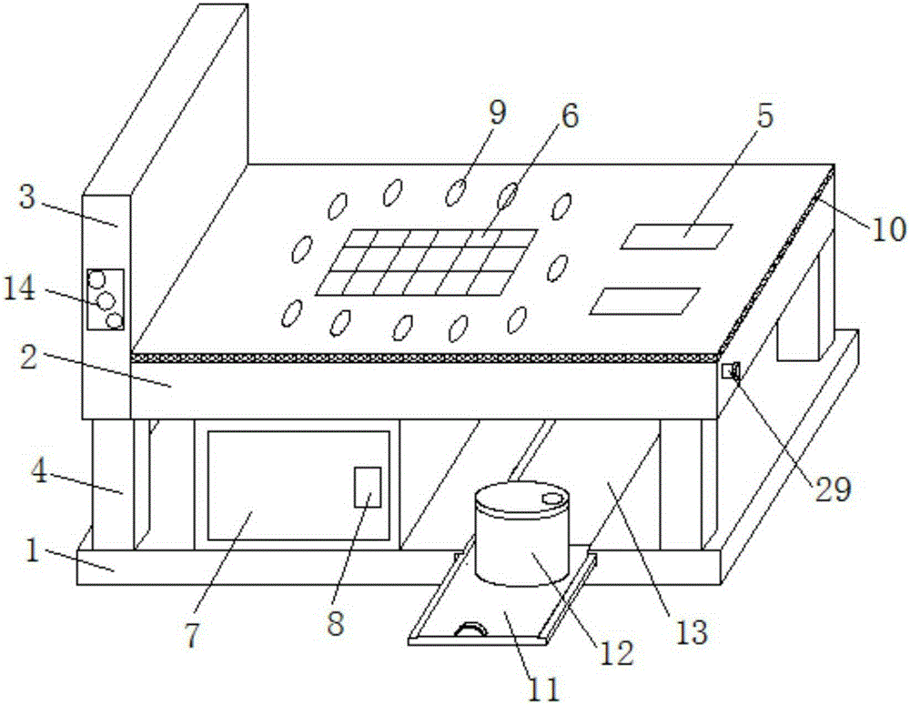 Nursing bed for department of neurology