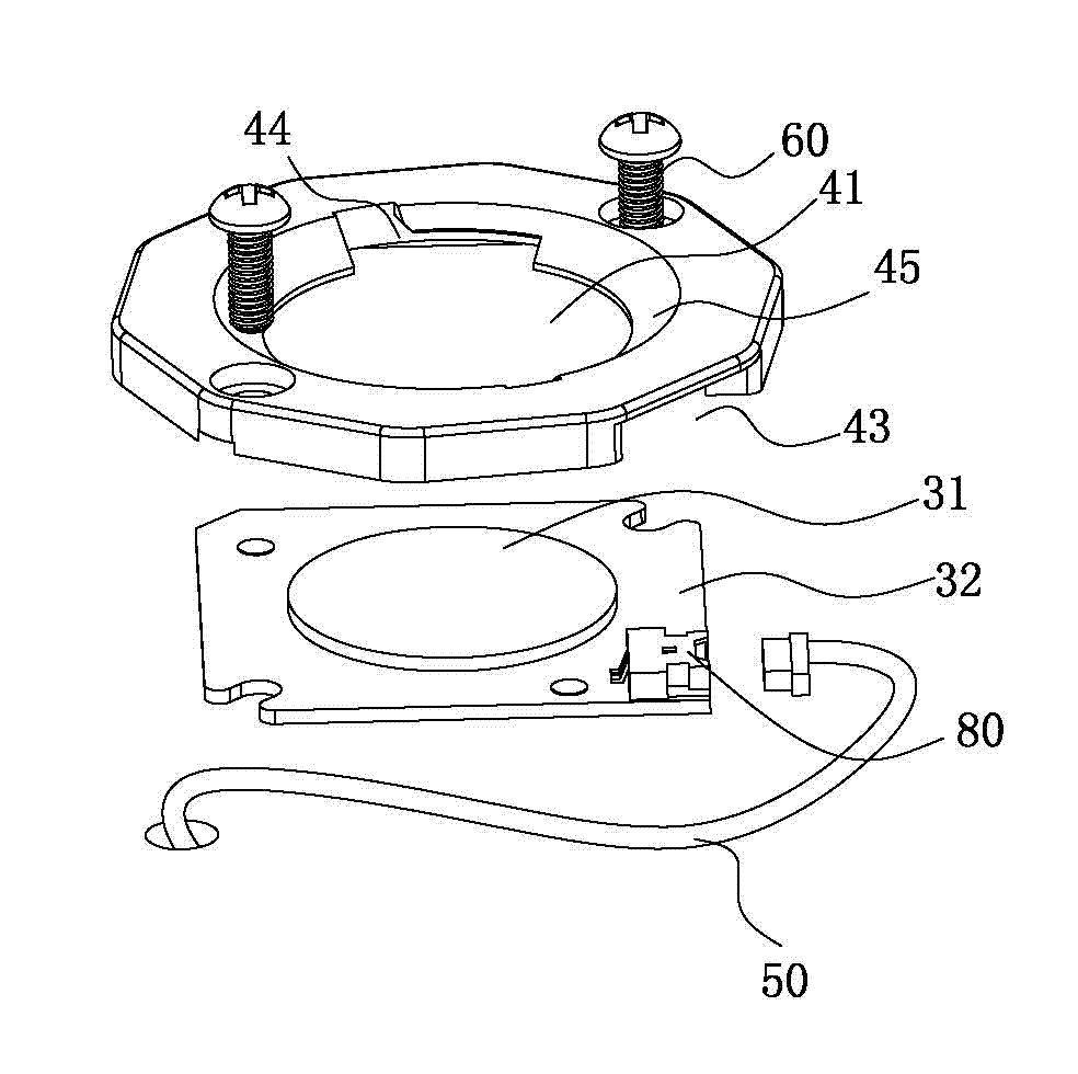 Plug-in type COB (chip on board)-LED light source module