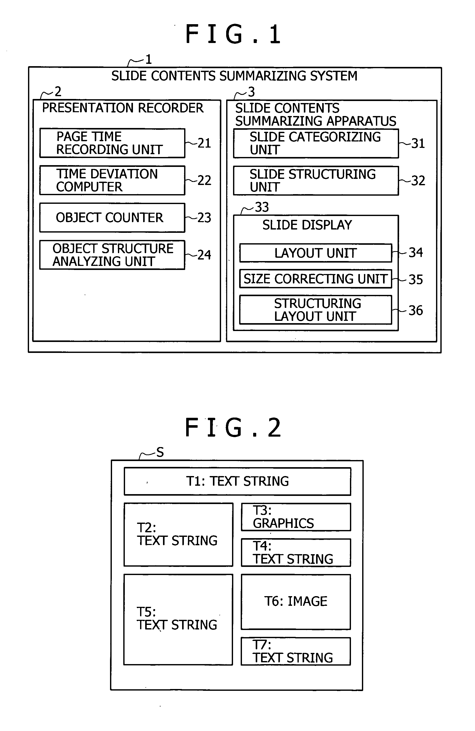 Slide contents processor, slide contents processing method, and storage medium storing program