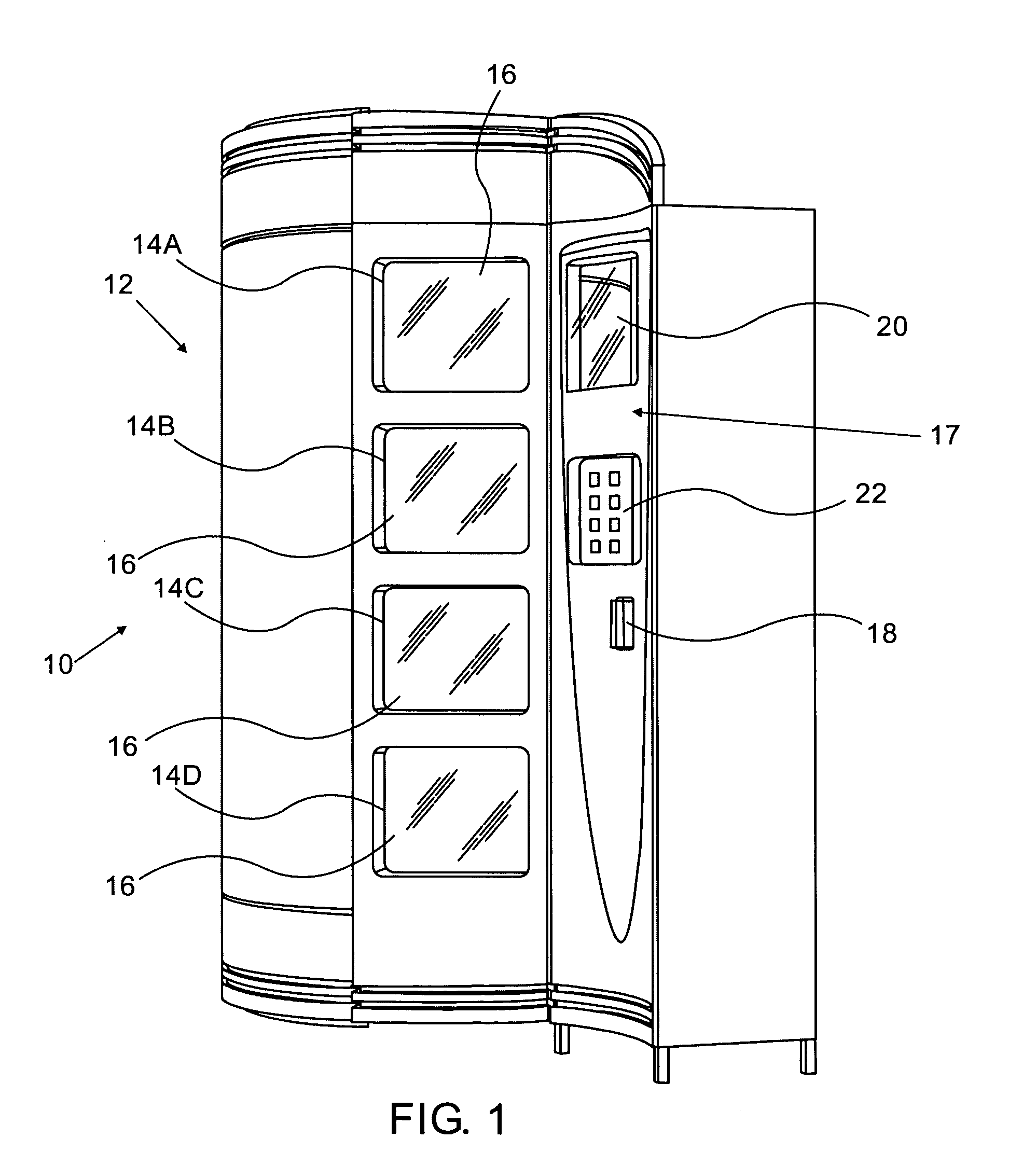 Device for displaying articles for sale, particularly flowers