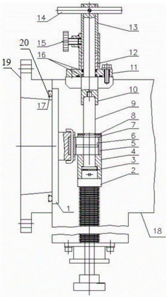 Isolation valve of freeze-drying and sampling device and operation method of isolation valve