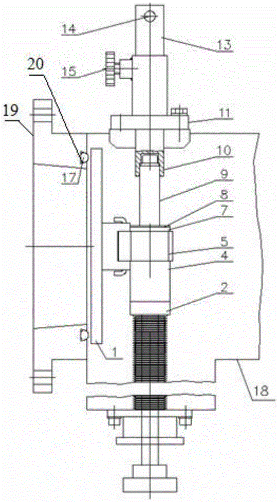 Isolation valve of freeze-drying and sampling device and operation method of isolation valve