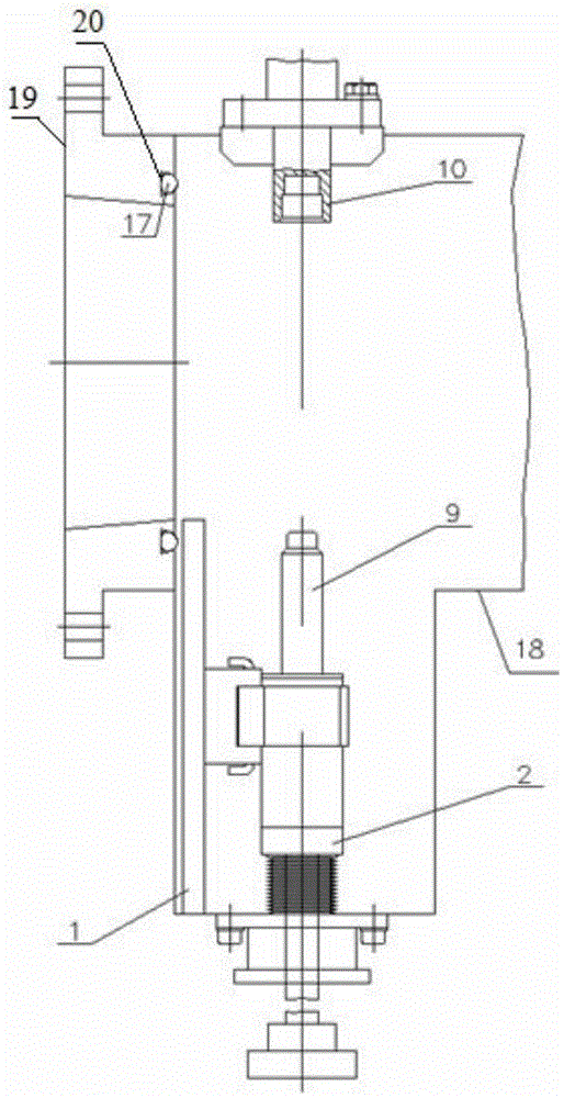 Isolation valve of freeze-drying and sampling device and operation method of isolation valve