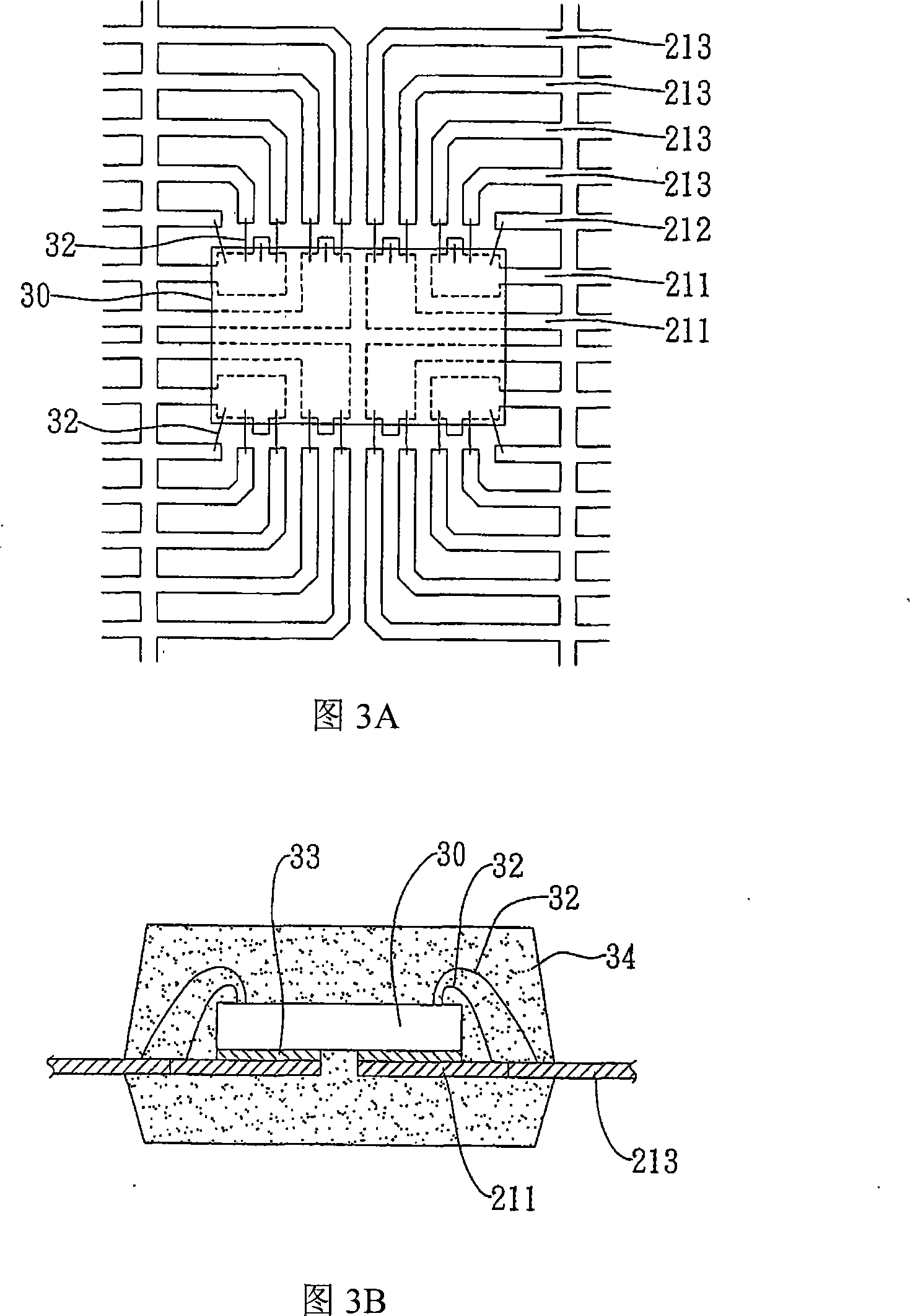 Conductive wire type semiconductor device and conductive wire rack thereof