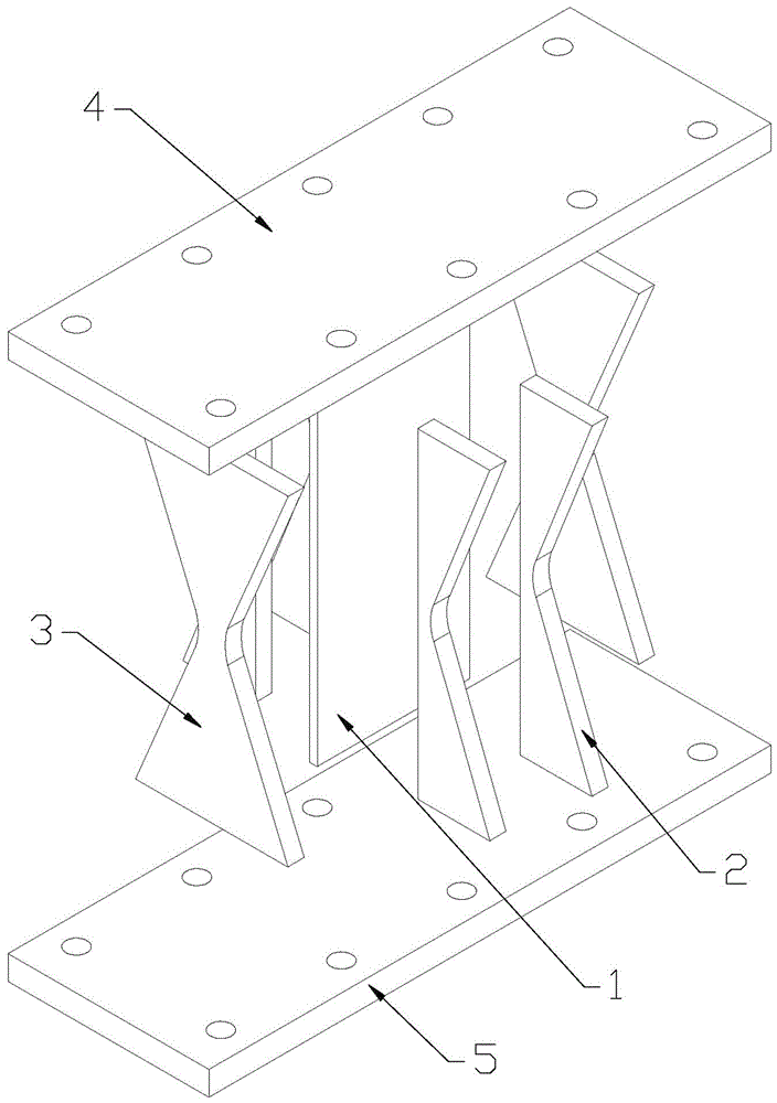 Combined and phased yield metal damper