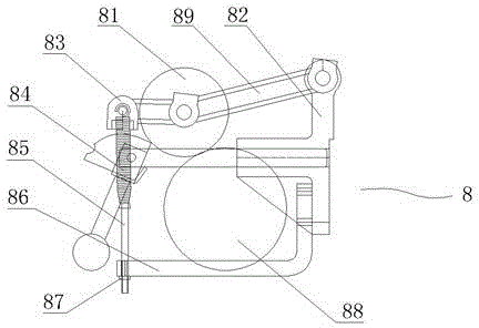 Setting machine with yarn dividing and false twisting function