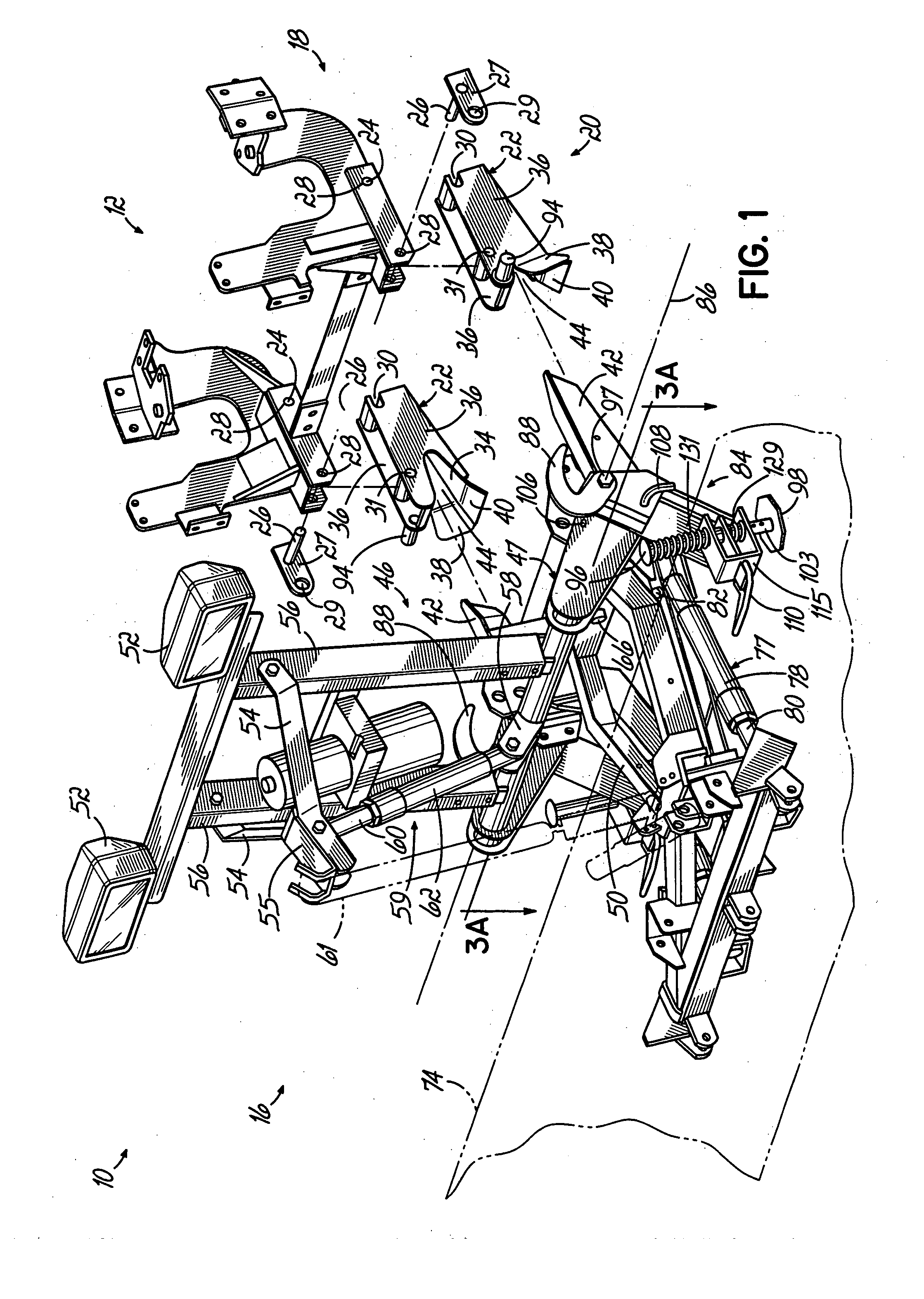 Snowplow mounting assembly