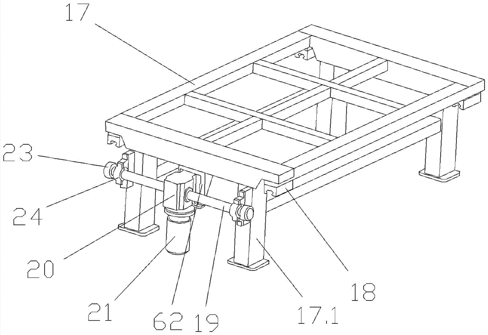 Spreading device for trackless intelligent spreading device