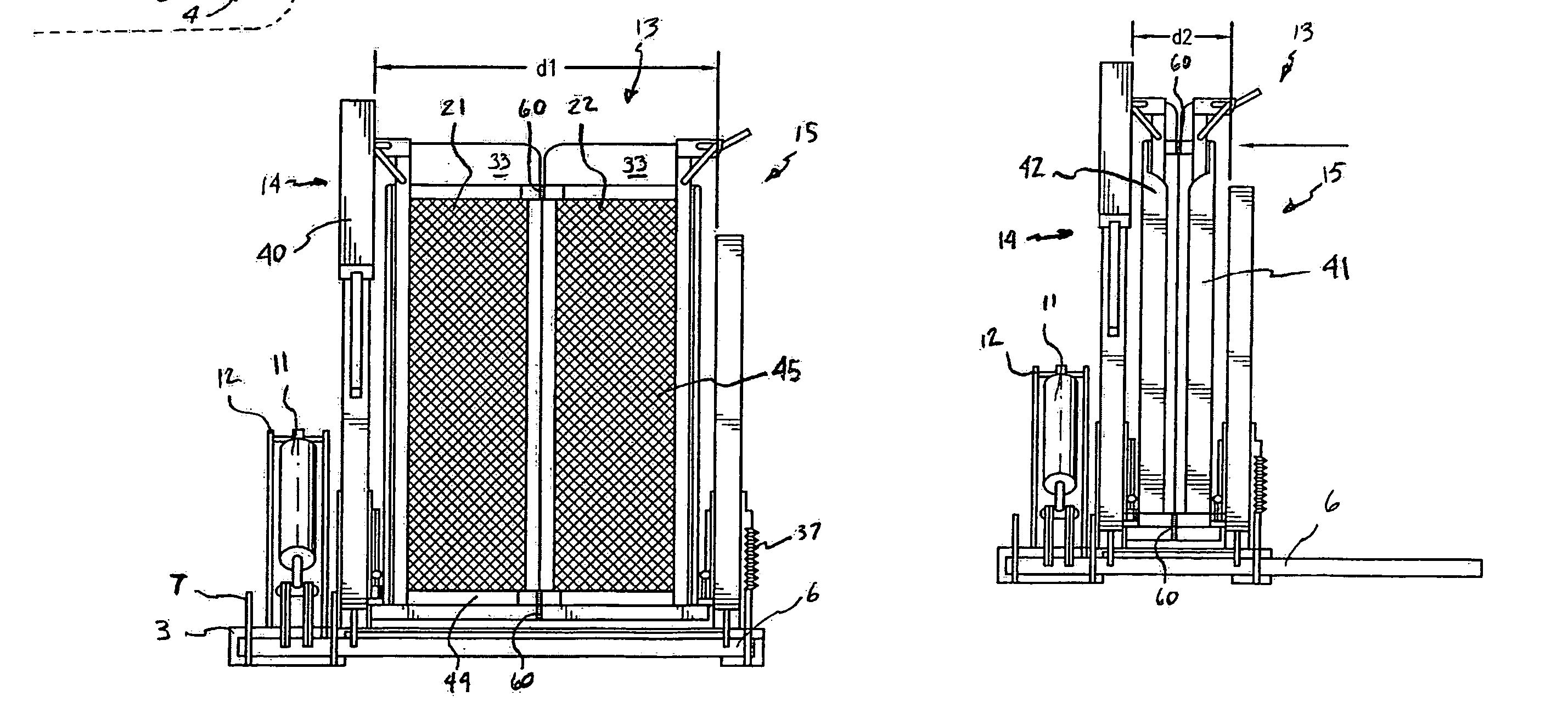 Wheelchair lift with slidable support arm