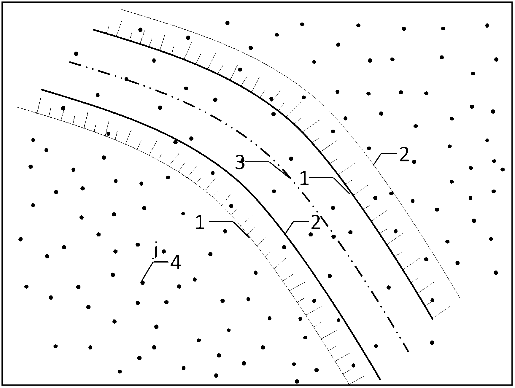 Water and soil erosion monitoring method for highway construction