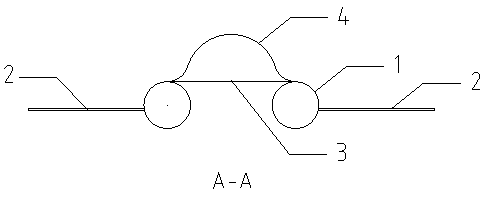 Indoor ground water supply pipeline concealed laying and groove pressing tool and use method thereof