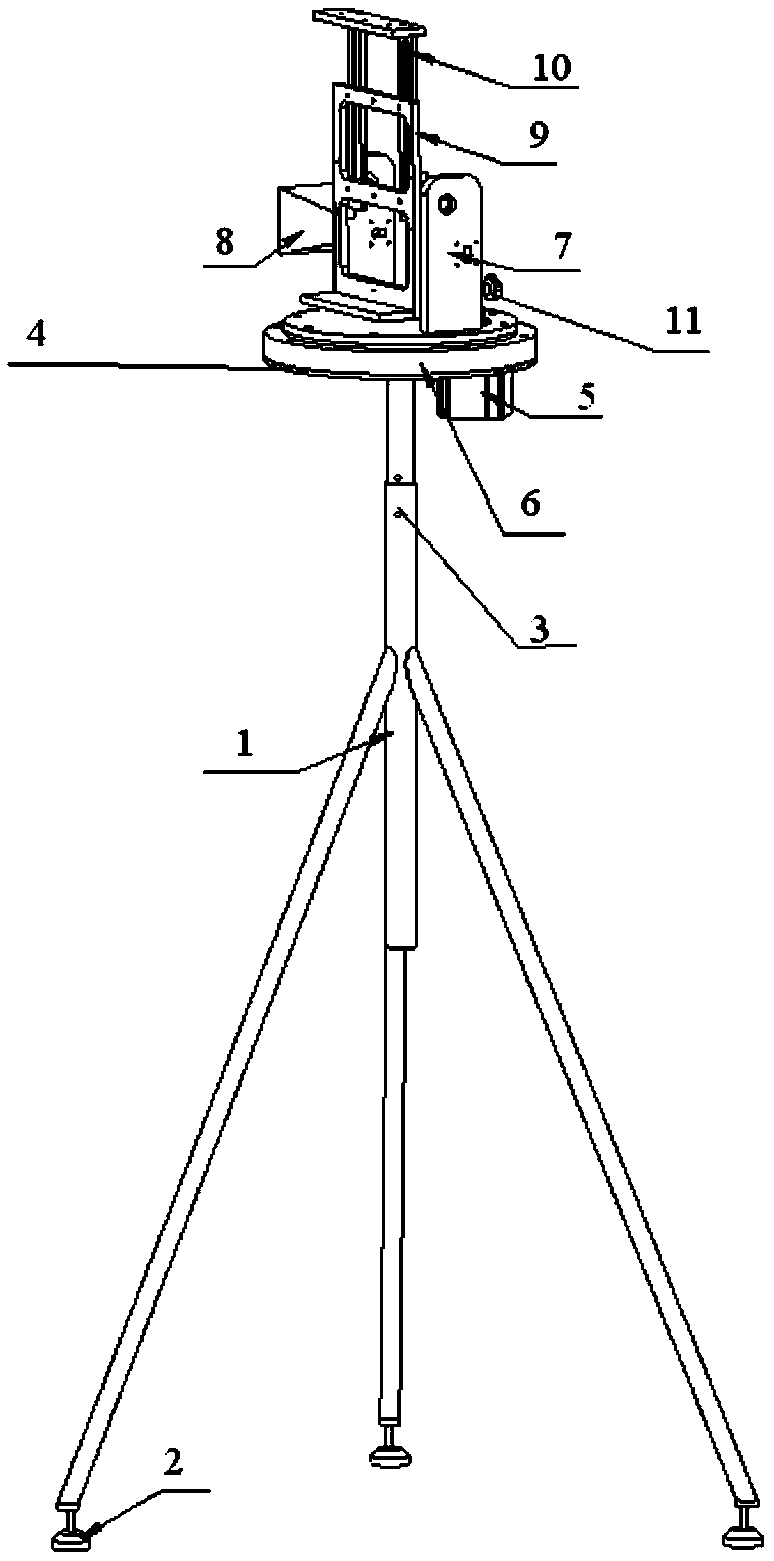 Simple antenna far field test system and application thereof