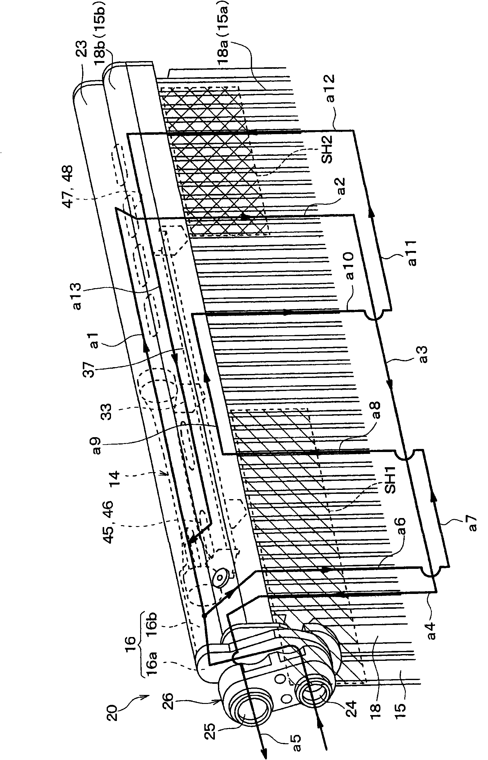 Evaporator unit