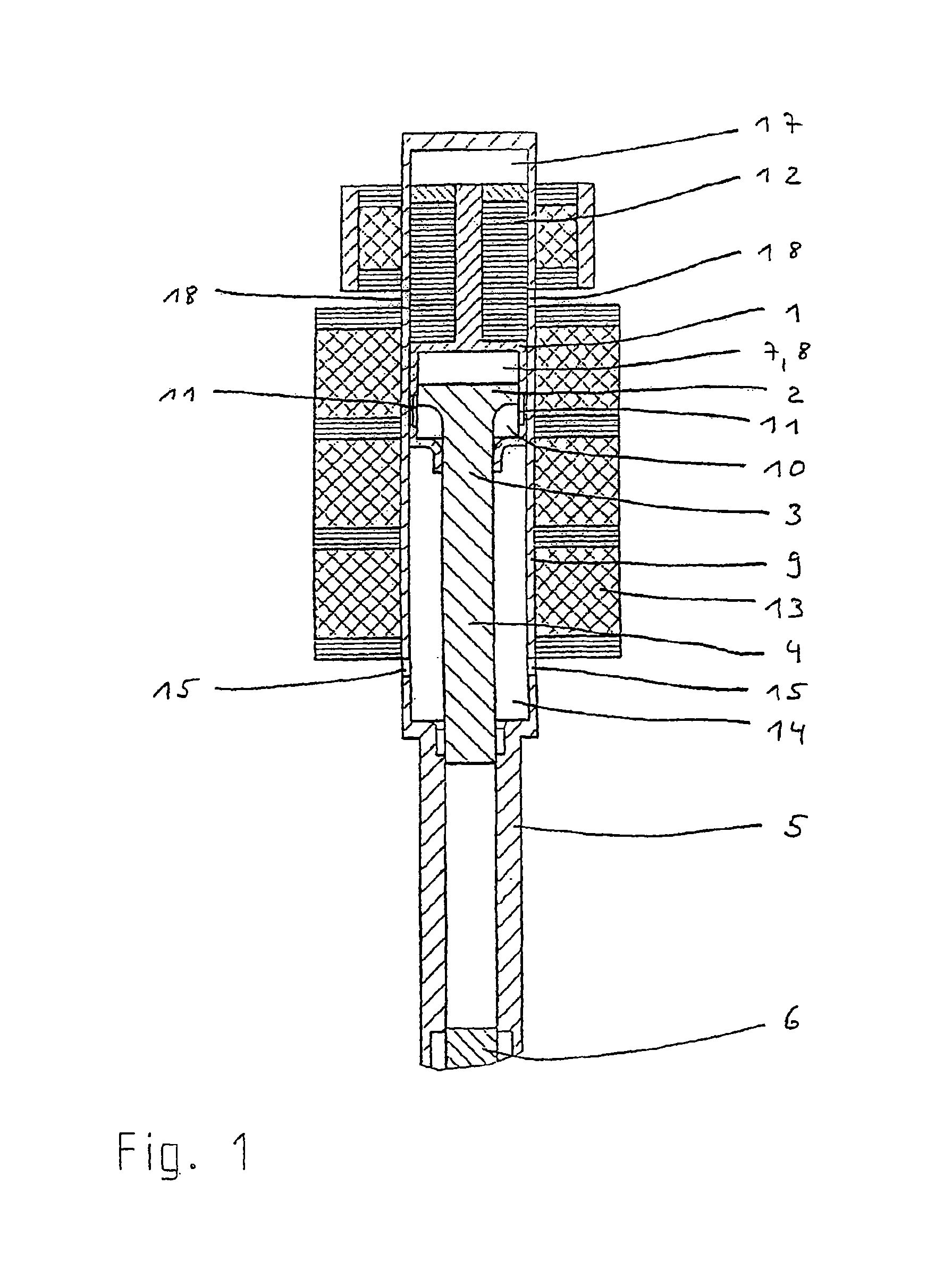 Percussive mechanism with an electrodynamic linear drive