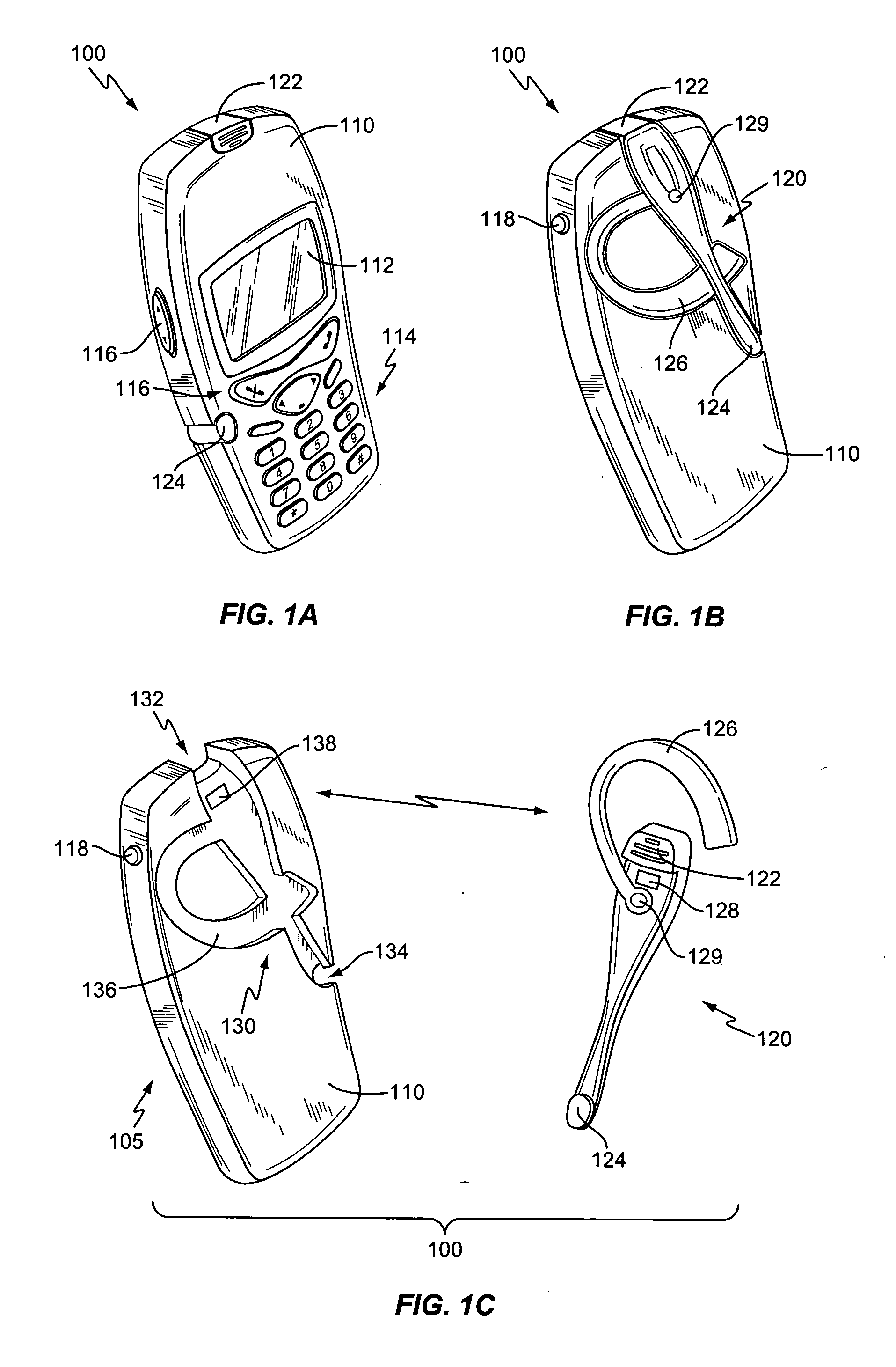 Integrated wireless headset