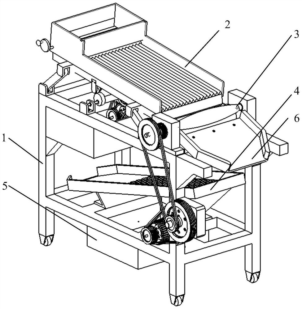 Green glycine max husking machine