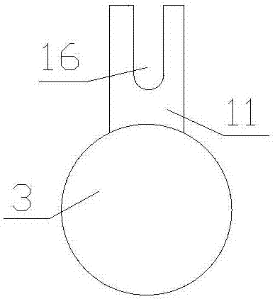 Device for collecting cable