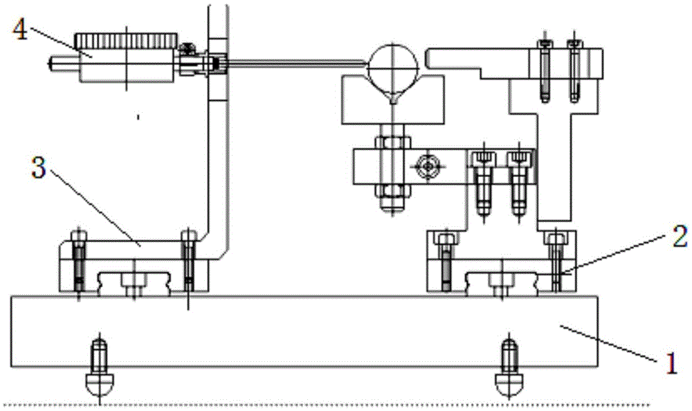 Steering engine gear rack precision value comprehensive detection device and test method