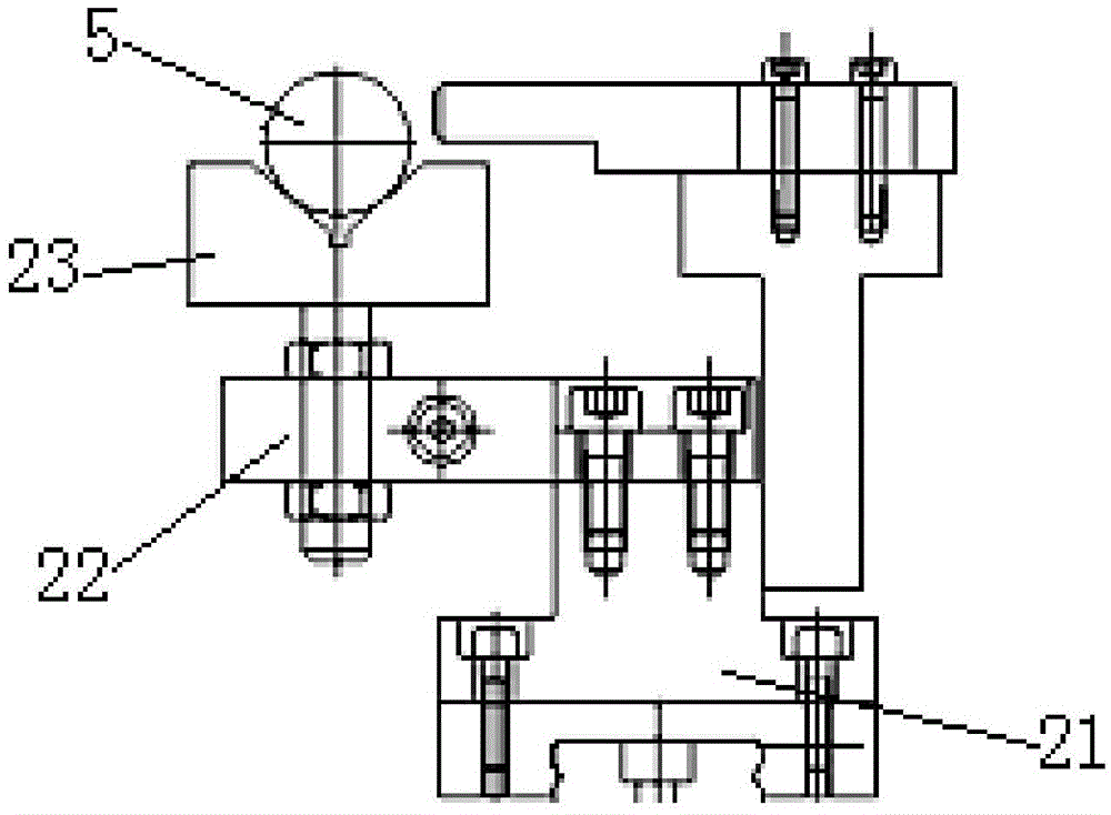 Steering engine gear rack precision value comprehensive detection device and test method