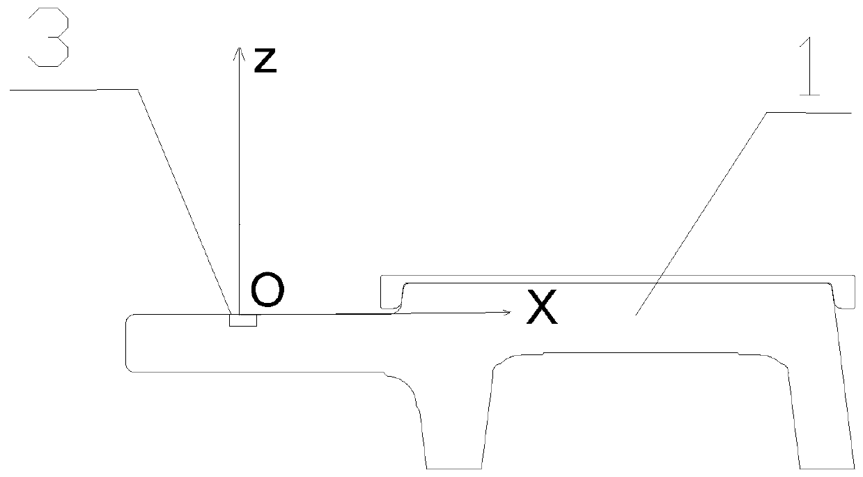 Measuring device of magnetic levitation track panels